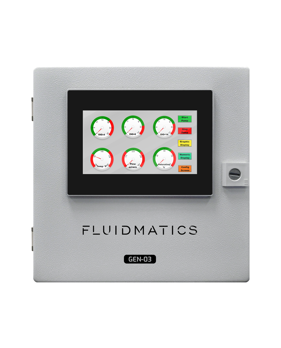 FluidMatics Dirt Gauge Hand-carry Product Image - Front View